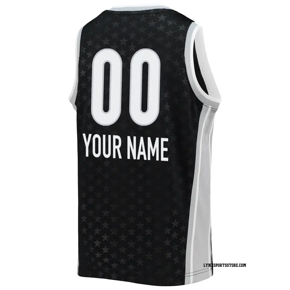 Men's Custom #00 Rebel Edition Victory Black Minnesota Lynx 2021