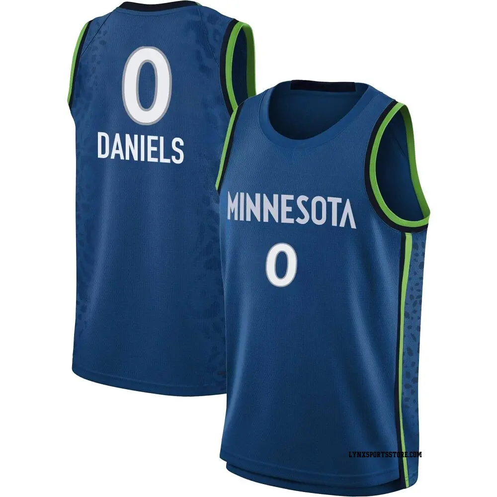 Men's Dalayah Daniels ＃0 Explorer Edition Victory Blue Minnesota Lynx 2021 Jersey