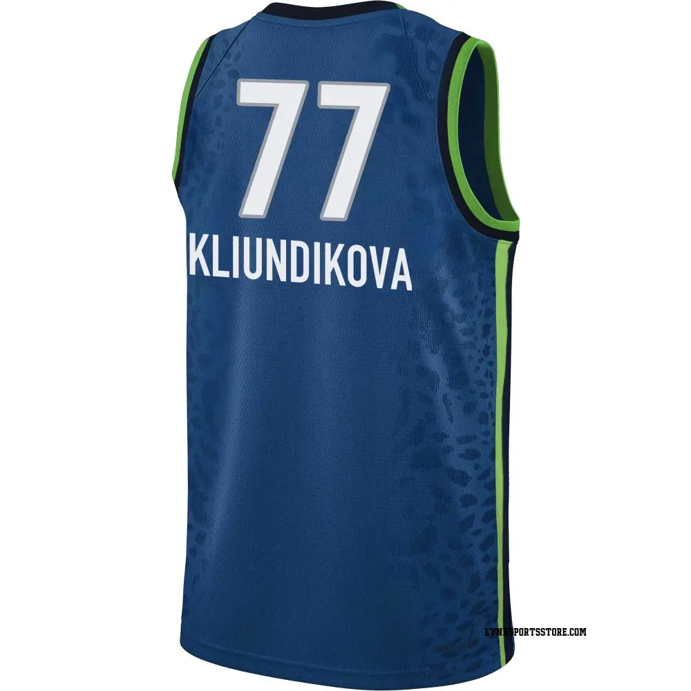 Men's Maria Kliundikova #77 Explorer Edition Victory Blue
