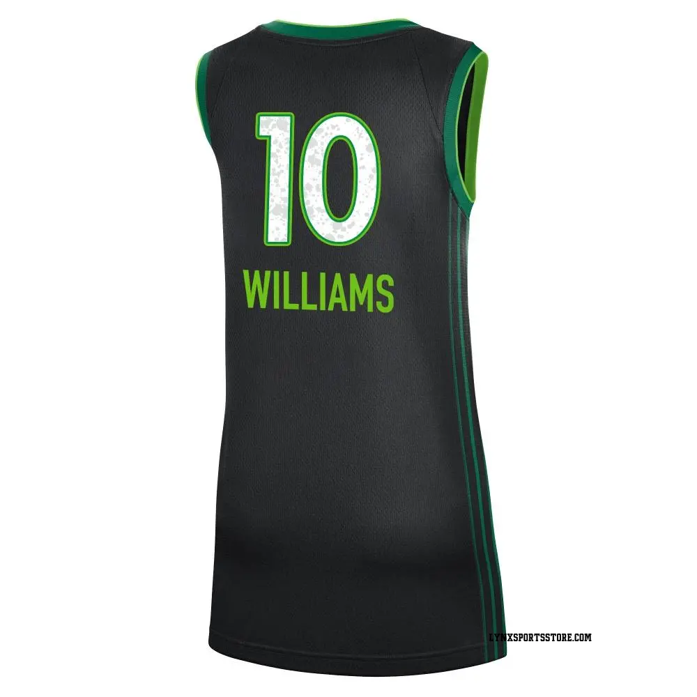 Women's Courtney Williams #10 Rebel Edition Victory Black